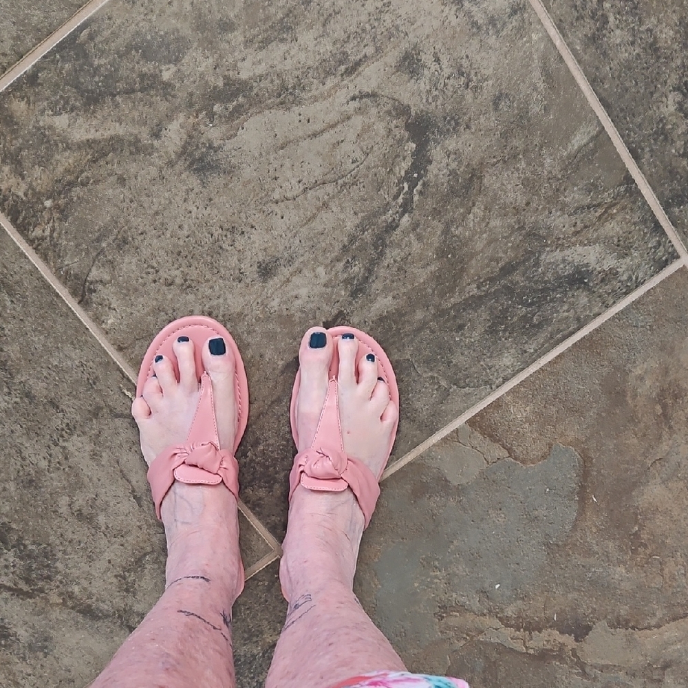 Women’s Jack Rogers  Pink Knot T-Strap Sandals - Casual Summer Footwear